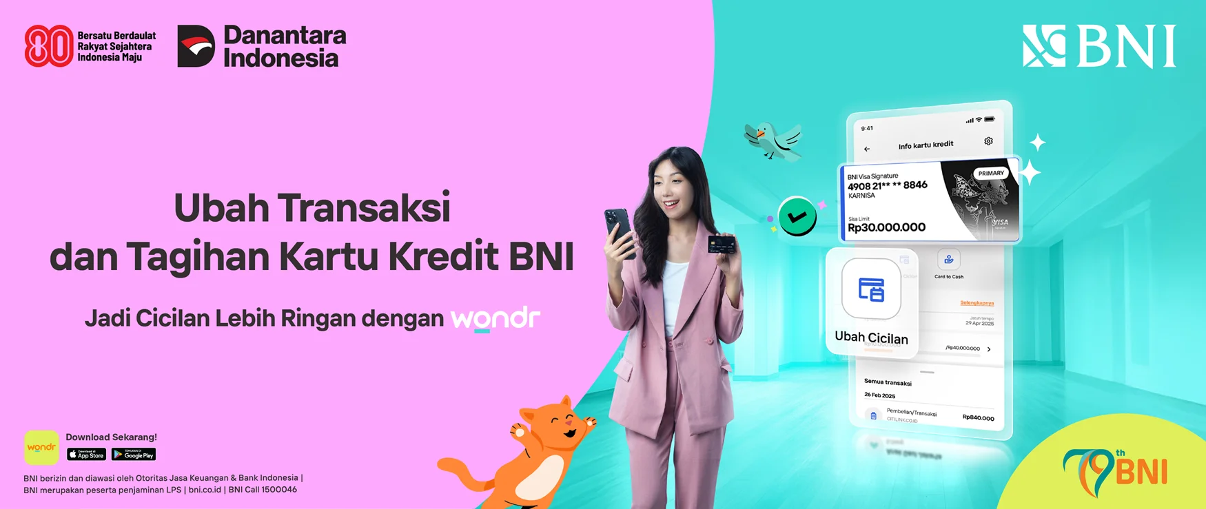 Ubah Transaksi dan Tagihan Kartu Kredit BNI